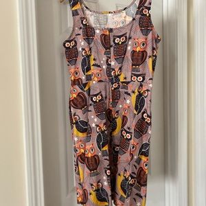 Foller Halloween Owl dress with pockets